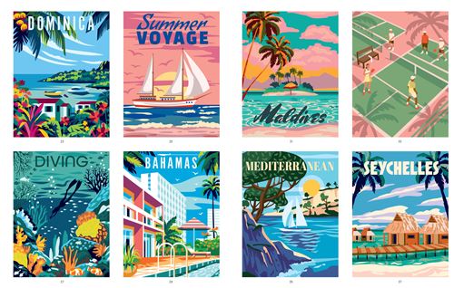 Marveilleux Mystery Coloring Book: Vacances De Reve