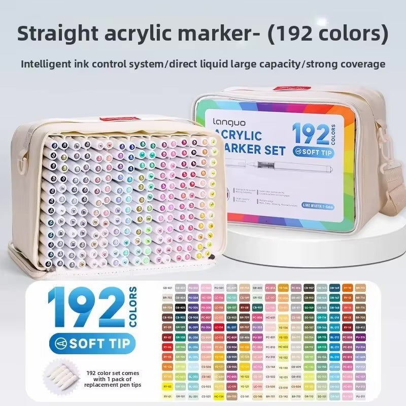 Languo Acrylic Markers (192 colors - Bag)
