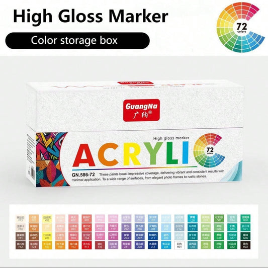 High Gloss Acrylic Pens (72 Colors)