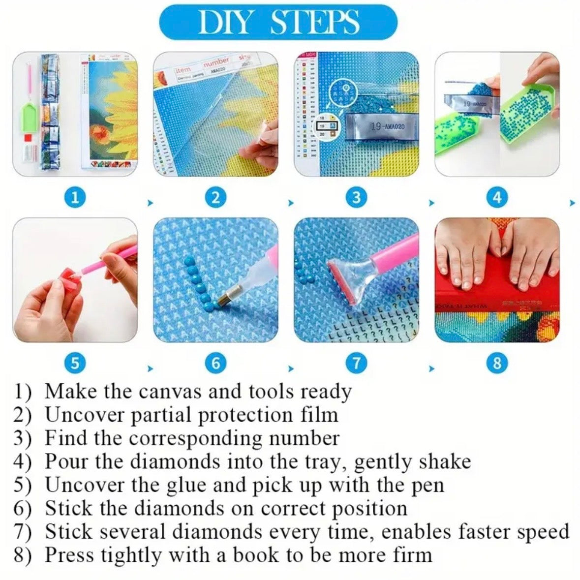 Diamond Painting لوحة تركيب كريستال