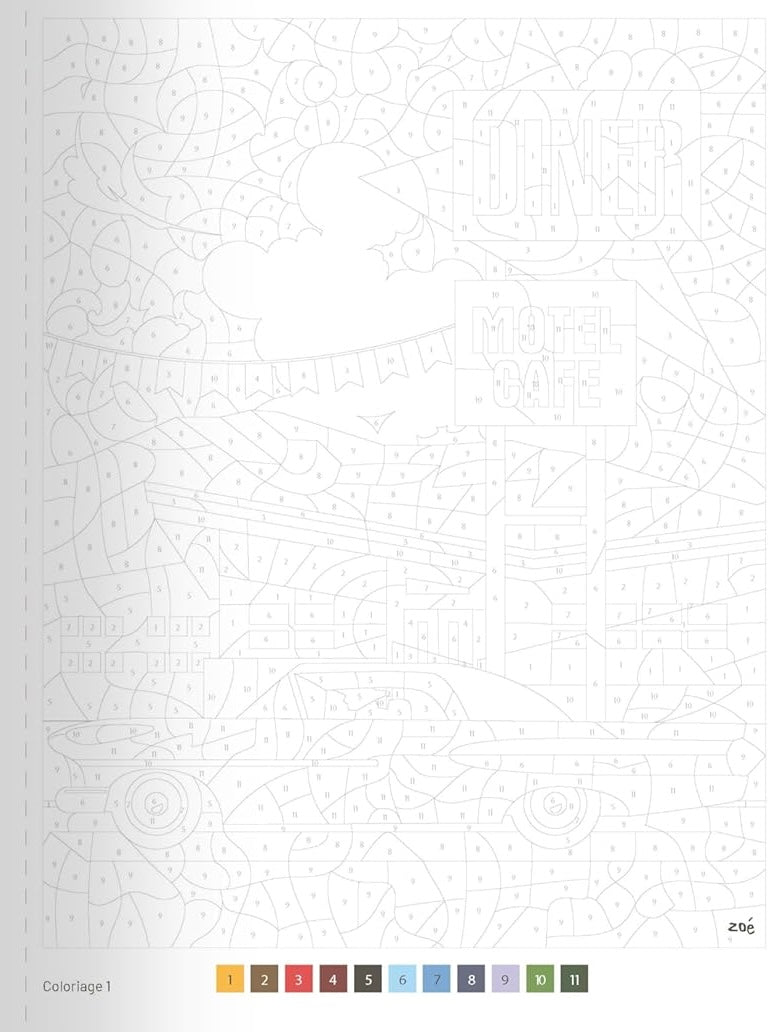 Coloriage Mystery Coloring Books (America)