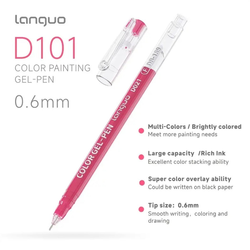Languo X Qimiart Gel Pens (252 Colors)