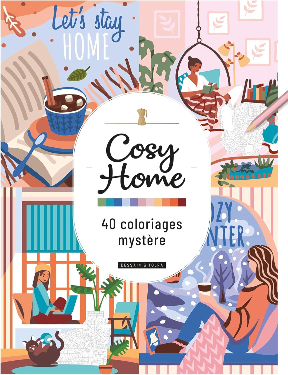 Marveilleux Mystery Coloring Book: Cozy Home