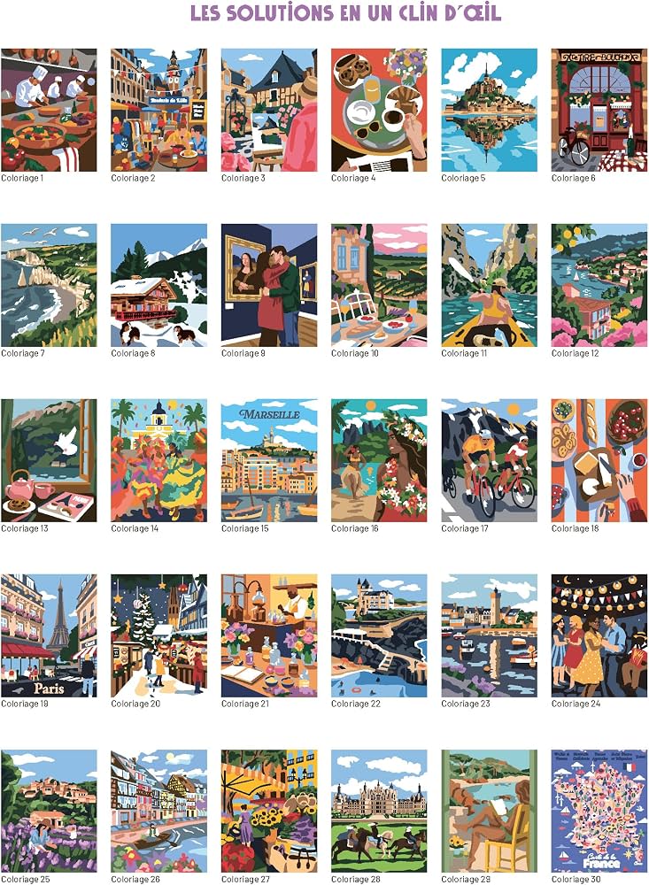 Coloriage Mystery Coloring Books (Sweet France)