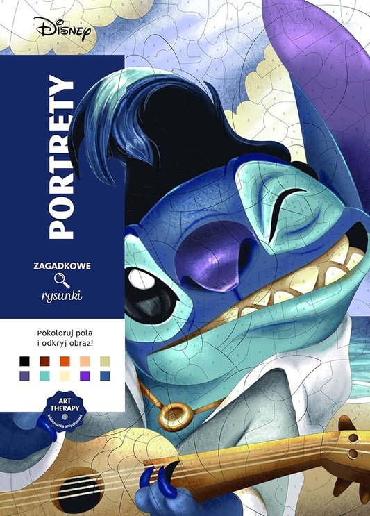 Coloriage Mystery Coloring Books (Hidden Characters - Portraits) نسخة بولندية