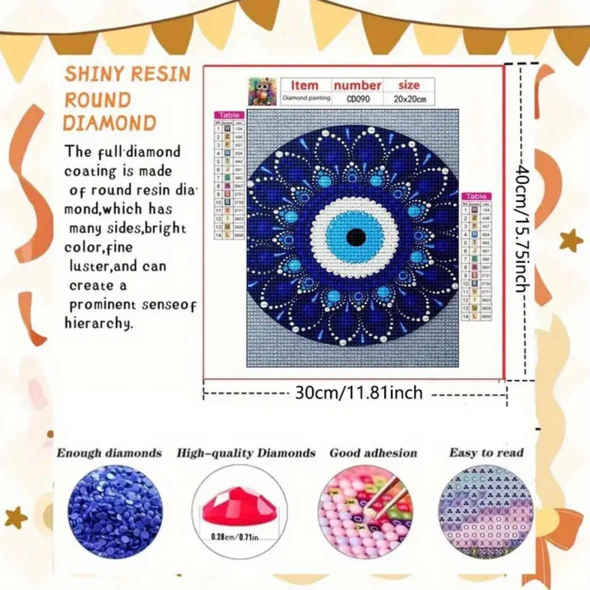 Diamond Painting لوحة تركيب كريستال