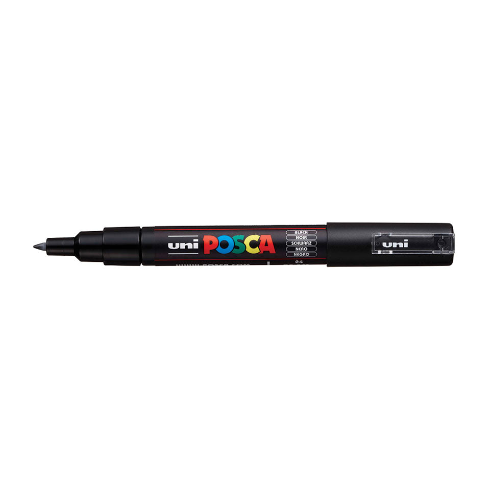 Posca Black Acrylic Marker (PC-1M)