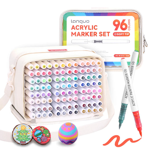 Languo Acrylic Markers (92 colors - Bag)