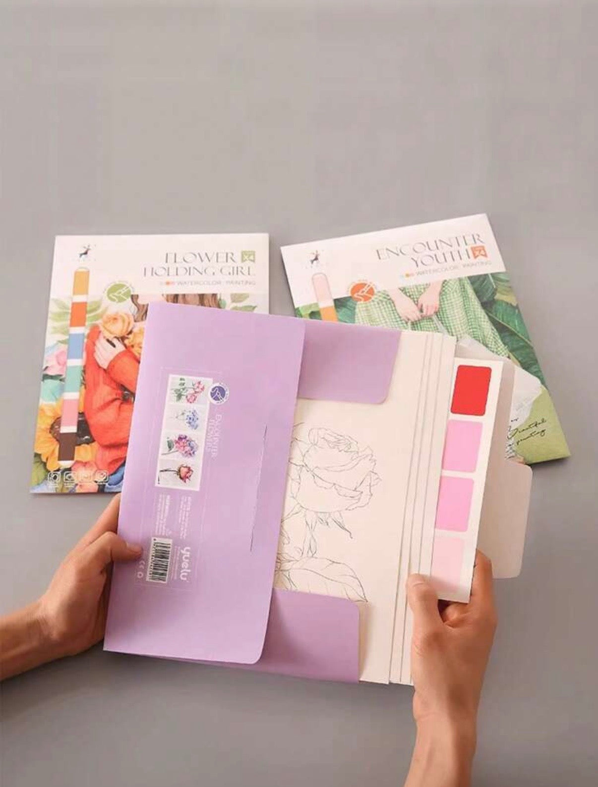Watercolor Paper Set (Cherry Blossom)