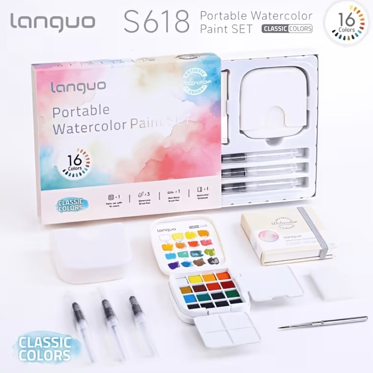 Watercolor Set (Classic Colors)