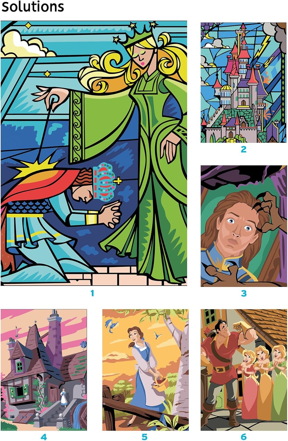 Coloriage Mystery Coloring Books  (Beauty & The Beast)