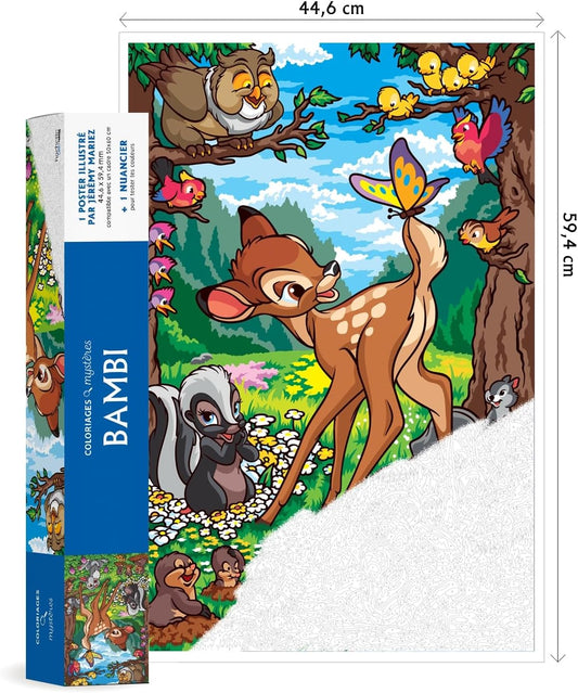 Coloriage Mystery Posters (Bambi)