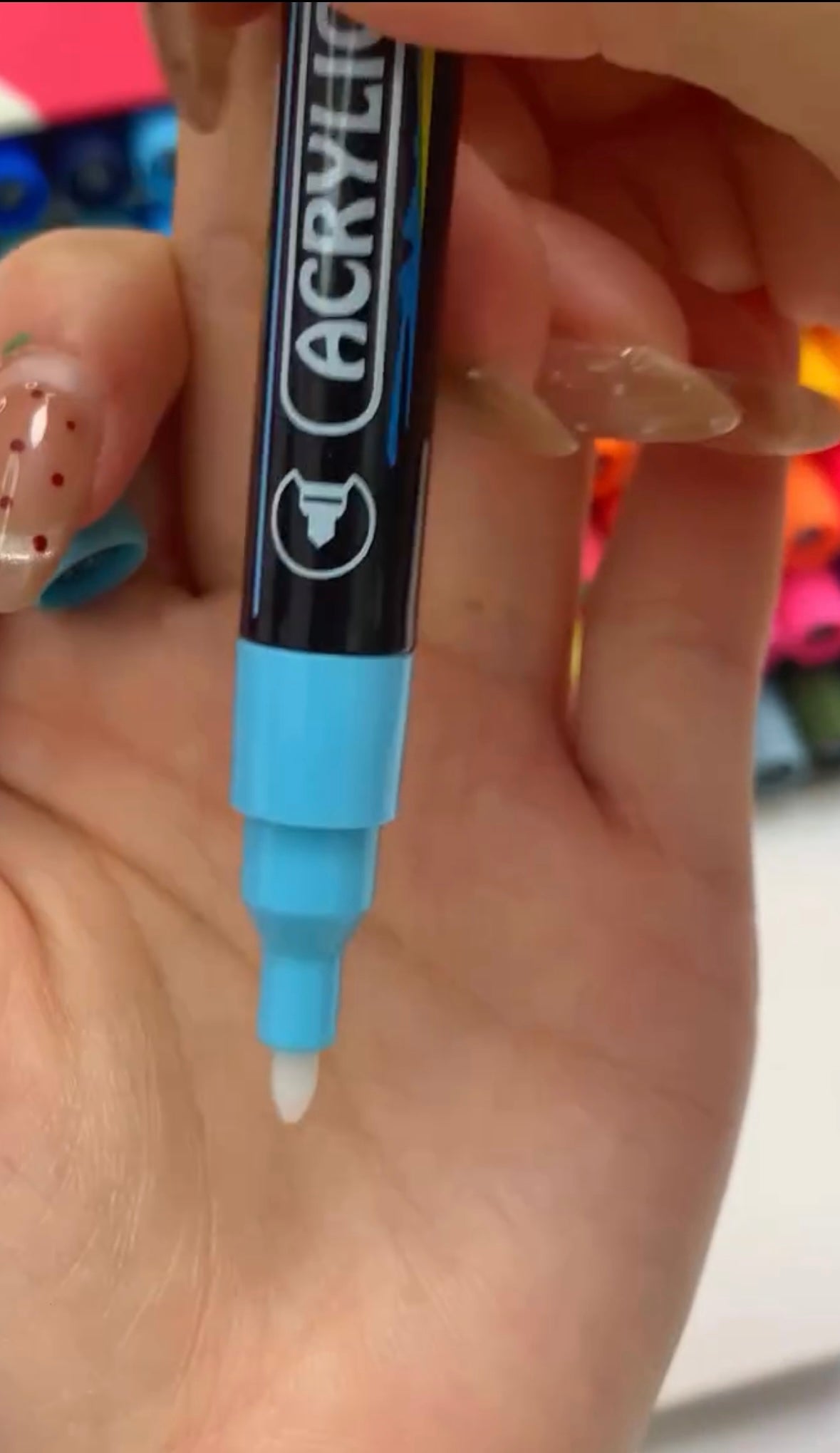 Nicety Acrylic Markers - 168 colors (Thin Brush)