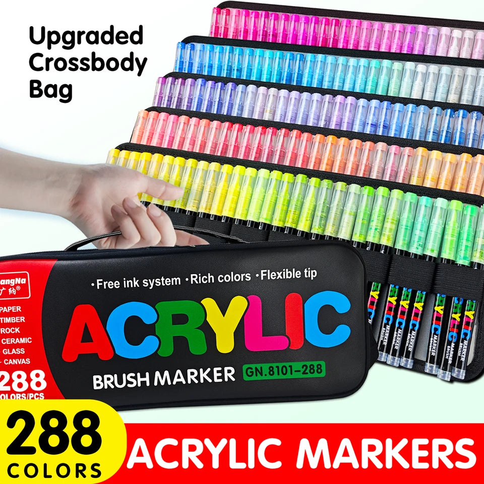 Acrylic Markers - 288 colors (Bag)