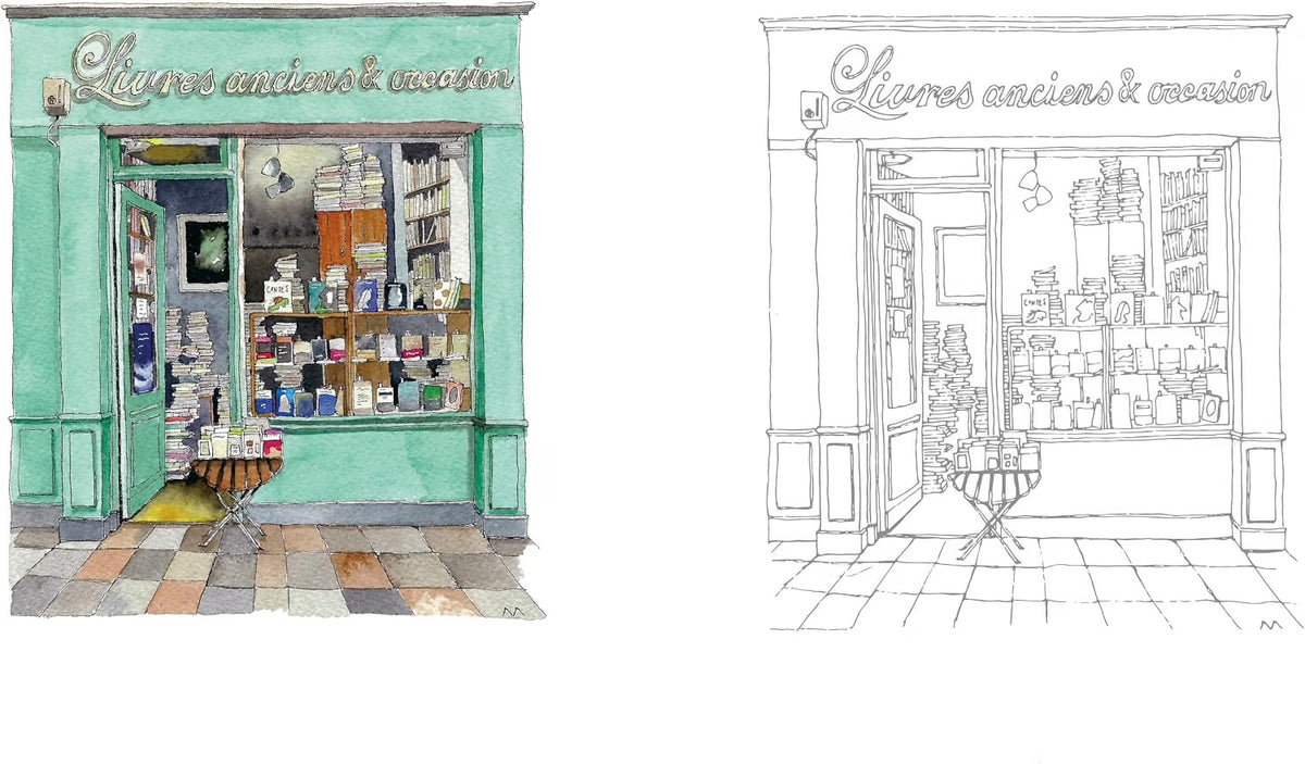 Urban Anna Watercoloring Book: Pretty Windows