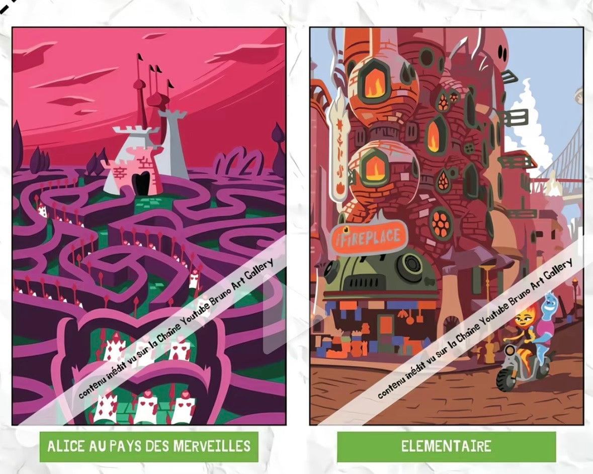 Coloriage Mystery Coloring Books (Beautiful Disney Landscapes)