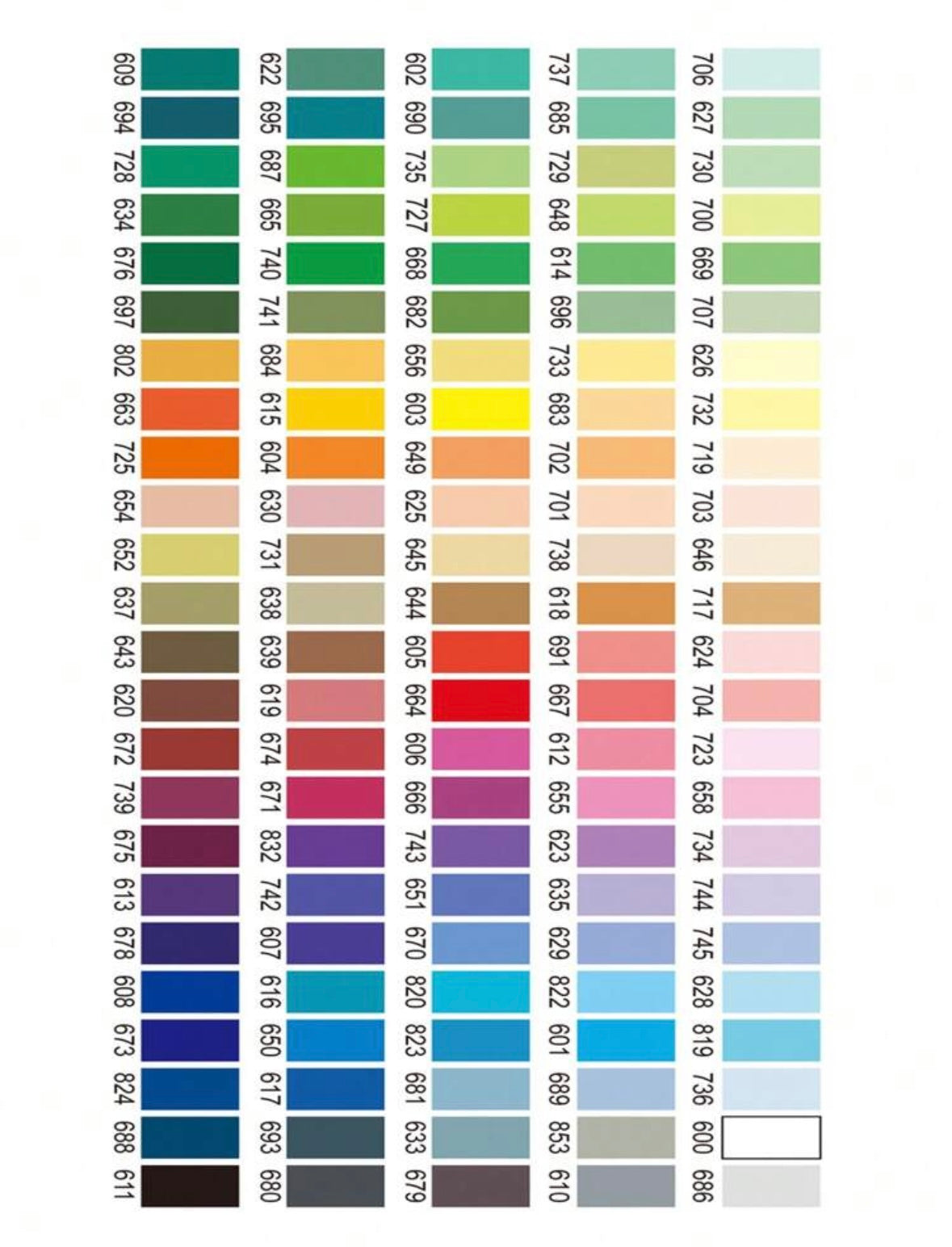 Acrylic Markers - 120 colors (Brush)