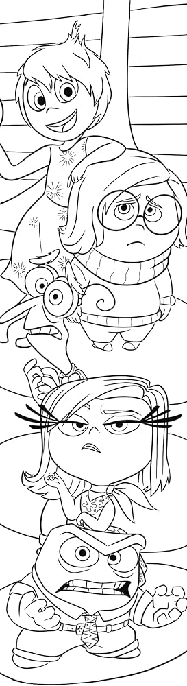 Mini Coloring Pages - Pixar