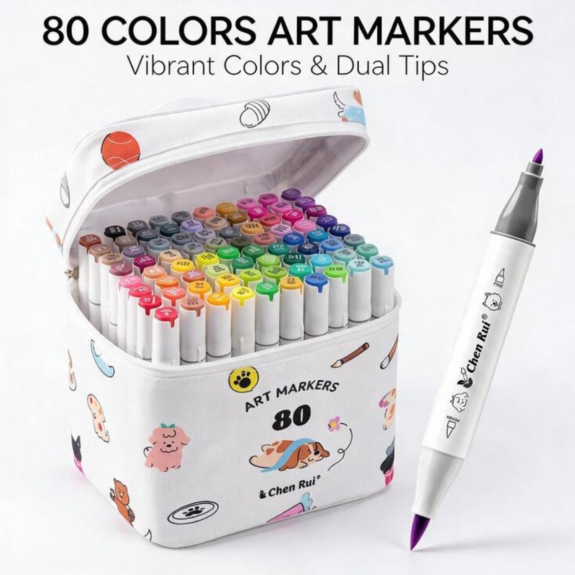 Chen Rui Alcohol Markers (80 colors)