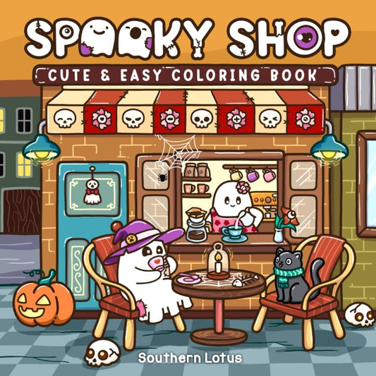 Alcohol Markers Coloring Book : Spooky Shop