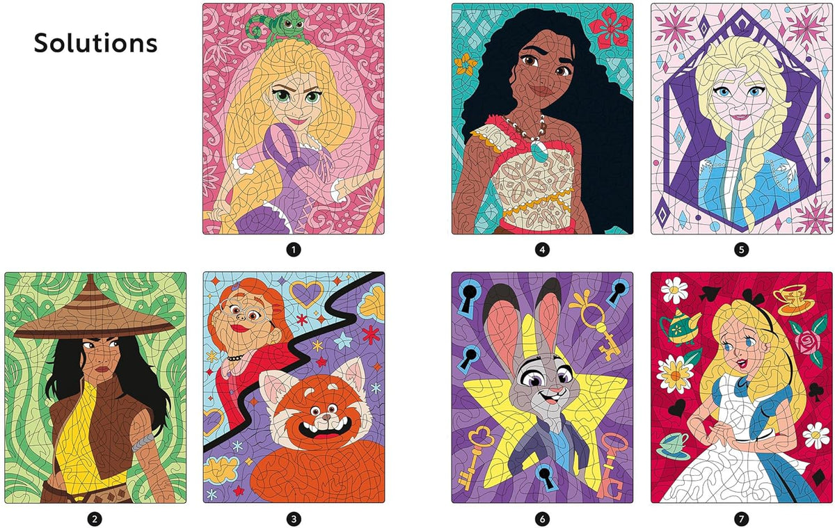 Kids Coloring By Numbers (Hero Portaits)