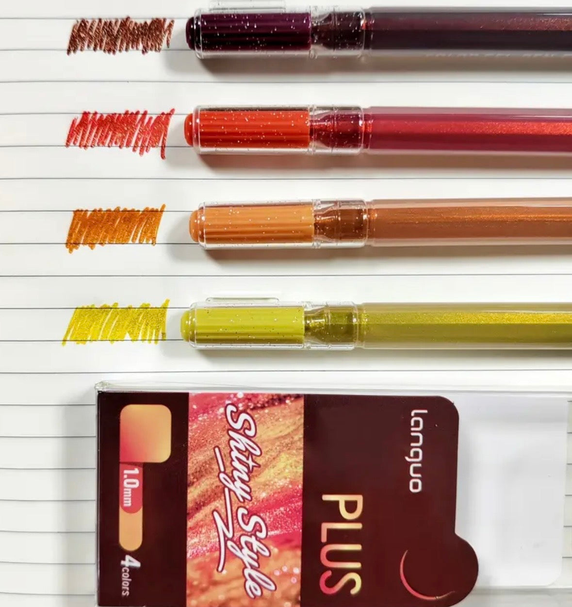 Languo Gel Pens - Shiny Effects (16 colors)