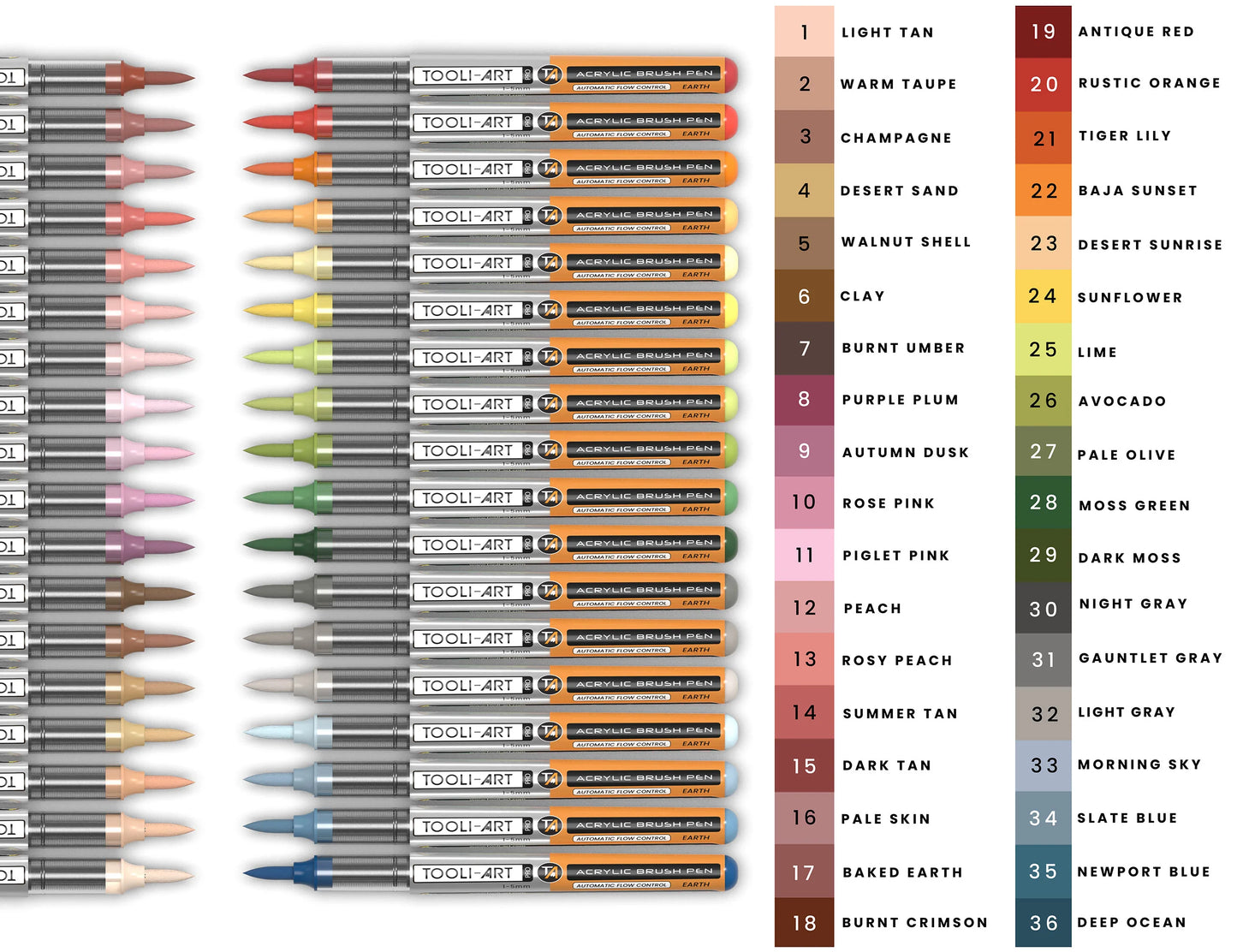 Tooli Art Brush Tip (Earth)