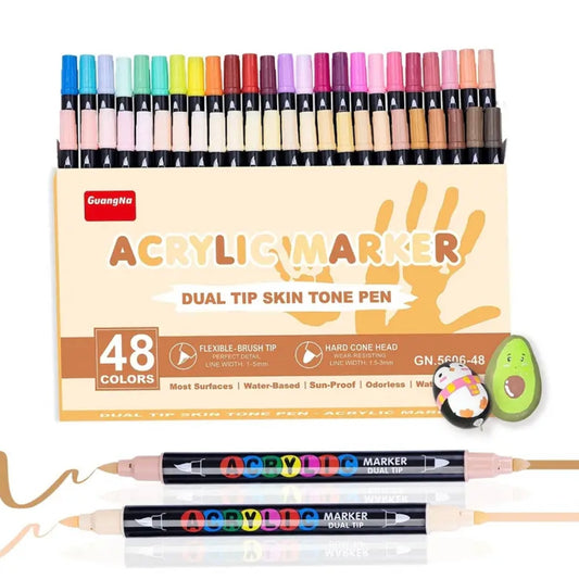 Acrylic Markers (Skin - 48 colors)