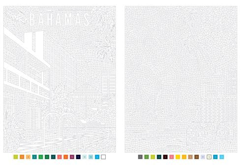 Marveilleux Mystery Coloring Book: Vacances De Reve