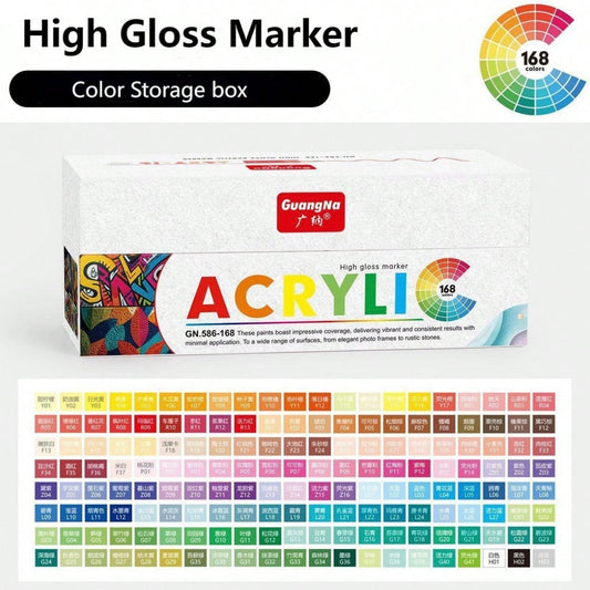 High Gloss Acrylic Pens (168 Colors)