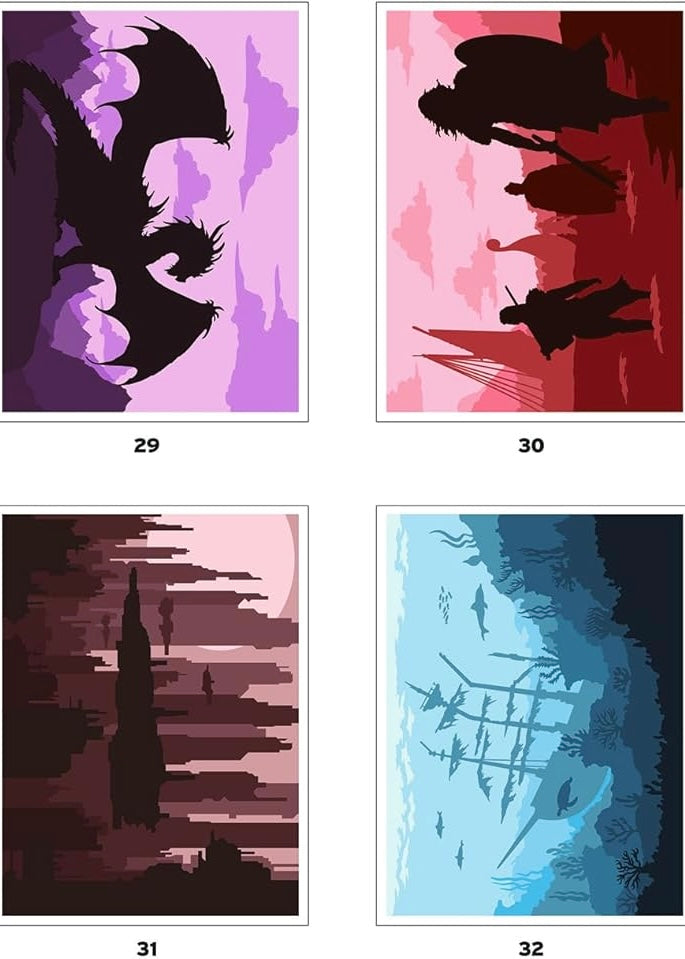 Coloriage Mystery Coloring Books (Ombres)