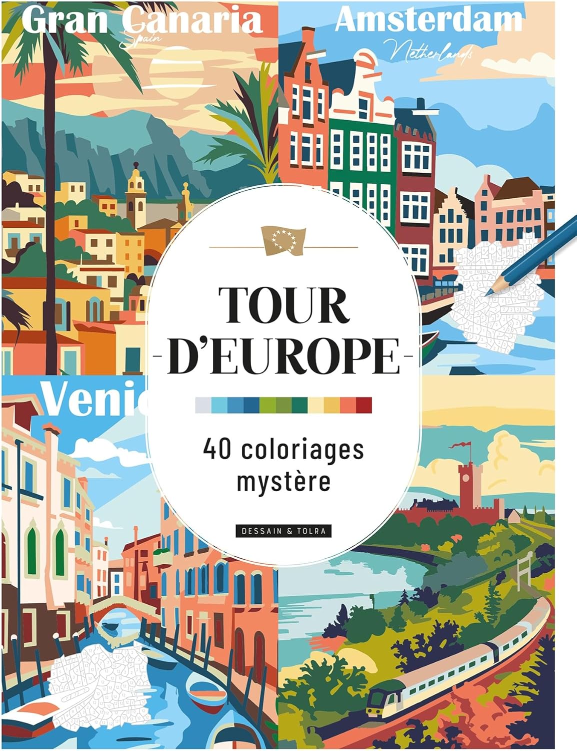 Marveilleux Mystery Coloring Book: Europe Tour