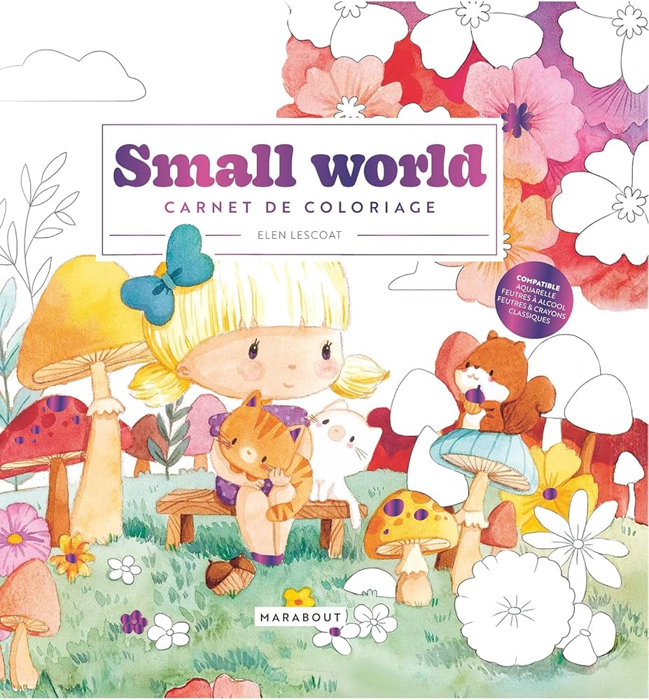 Small world: Carnet de coloriage