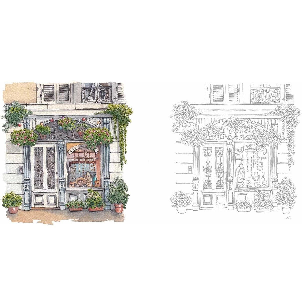 Urban Anna Watercoloring Book: Whimsical World