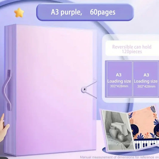 Diamond Painting Storage File (Purple)