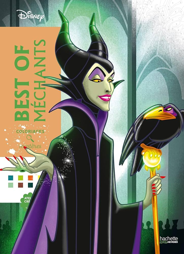 Coloriage Mystery Coloring Books (Best of Villains)