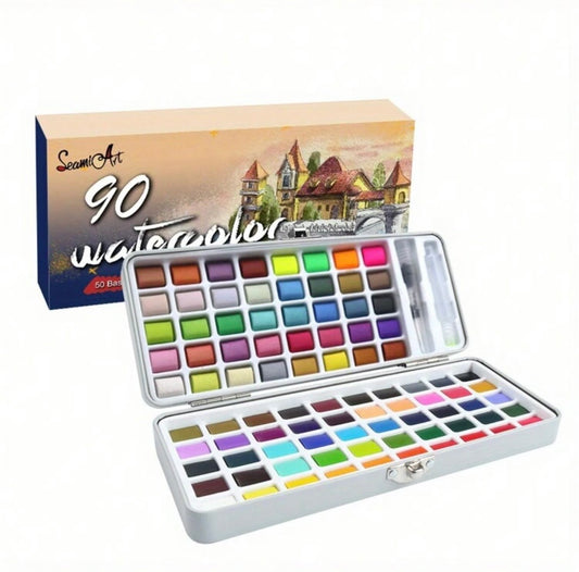 Seamiart Watercolors (90 Standard Colors)