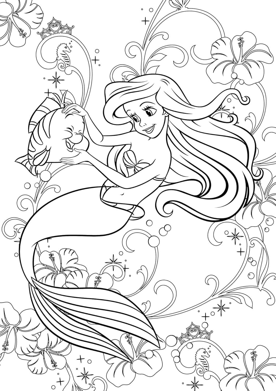 Grand Bloc Coloring Book: Little Mermaid