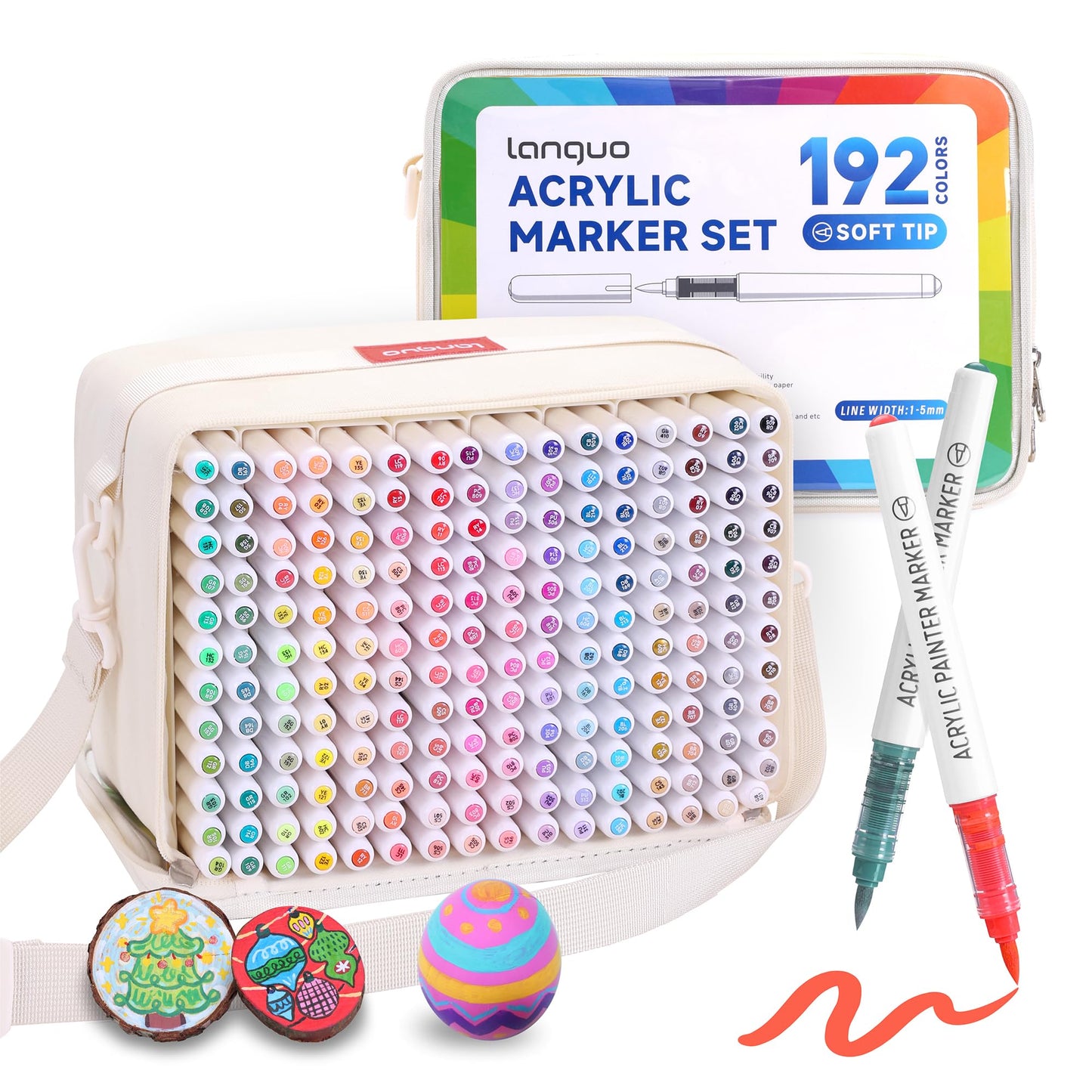 Languo Acrylic Markers (192 colors - Bag)
