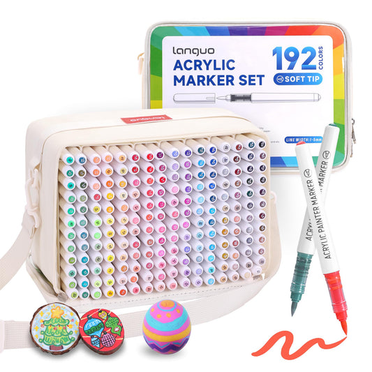Languo Acrylic Markers (192 colors - Bag)