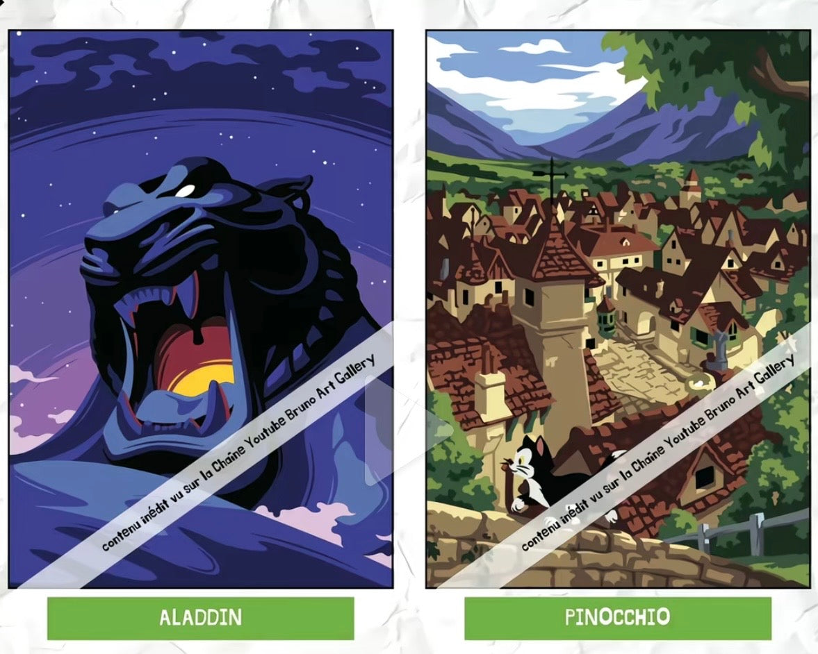 Coloriage Mystery Coloring Books (Beautiful Disney Landscapes)
