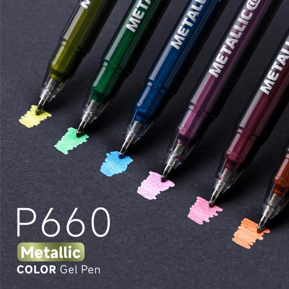 Qimiart Metallic Gel Pens (48 Colors)