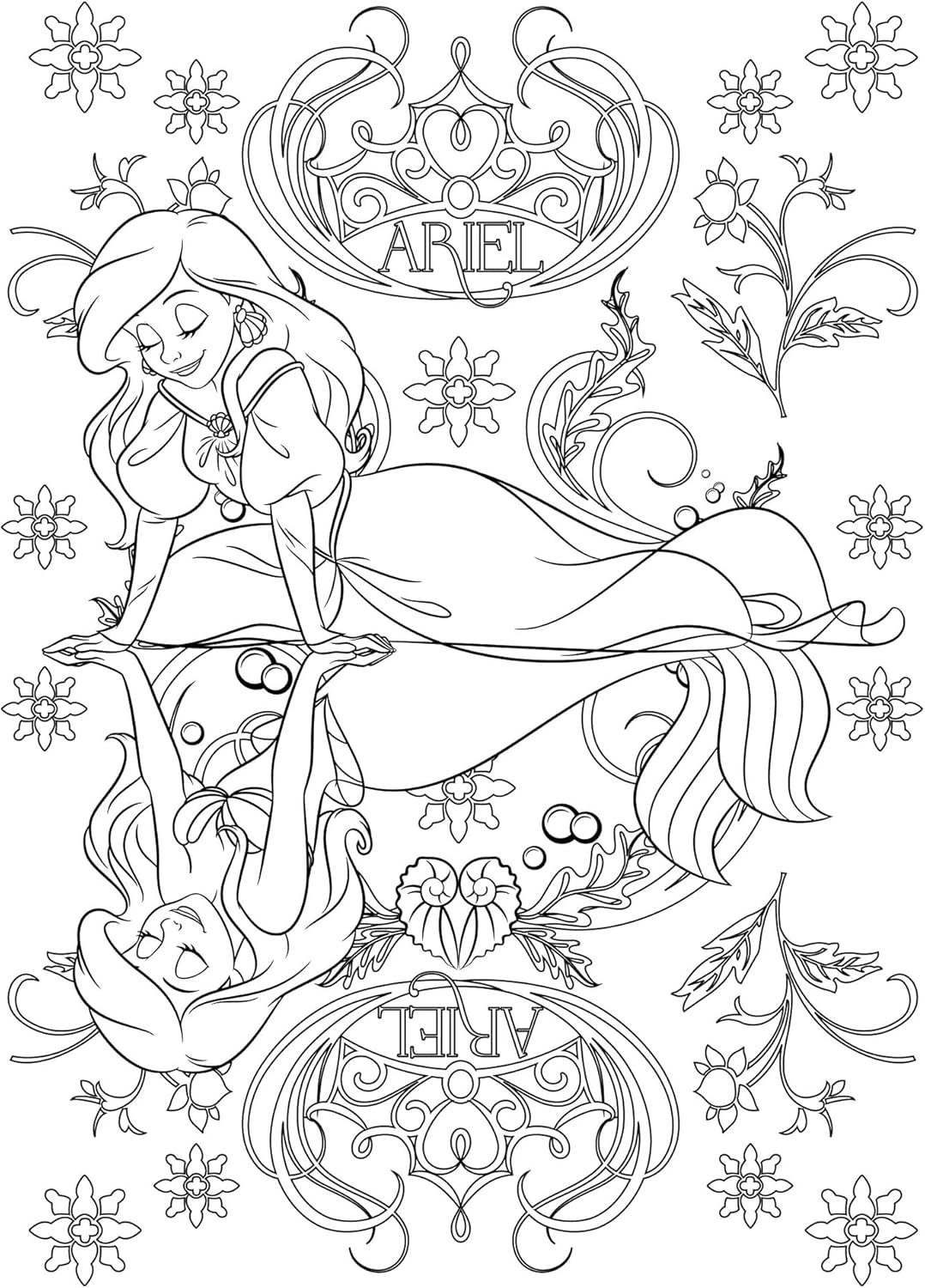 Grand Bloc Coloring Book: Little Mermaid