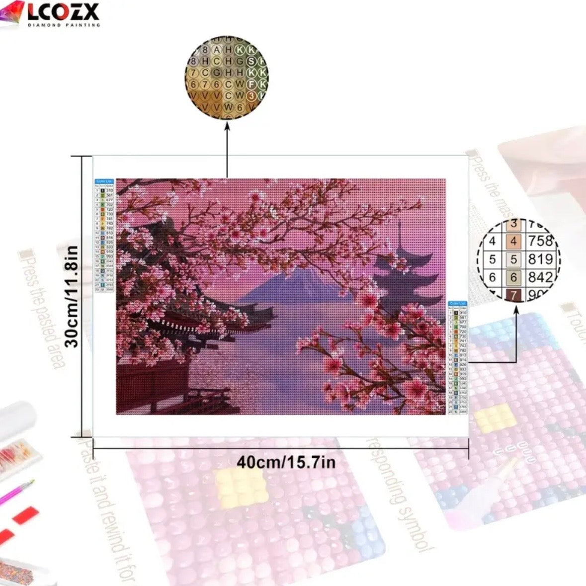 Diamond Painting لوحة تركيب كريستال