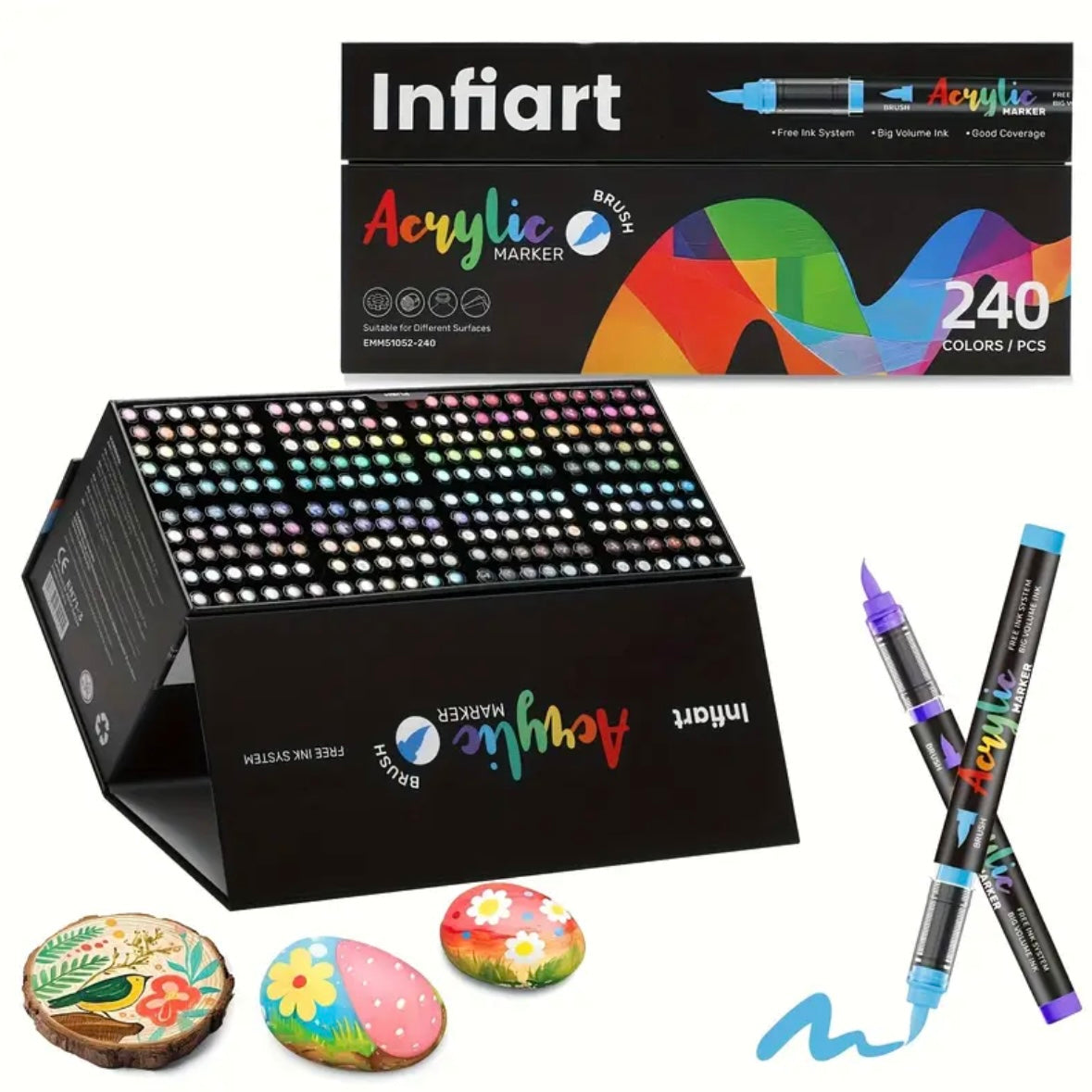 Infiart Acrylic Markers (240 colors)