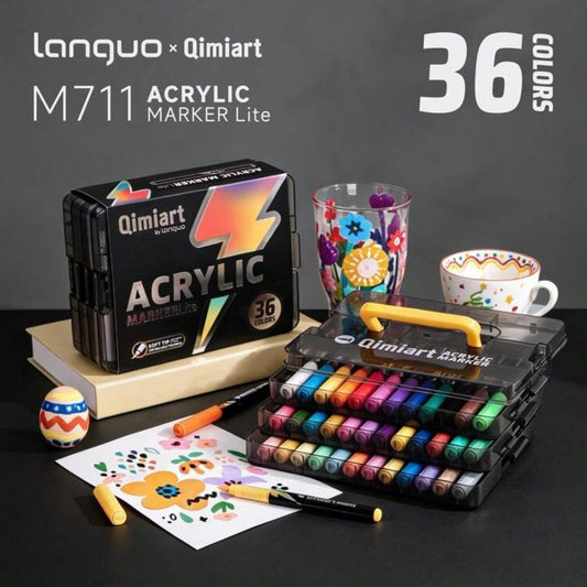 Qimiart Acrylic Markers (36 Colors)