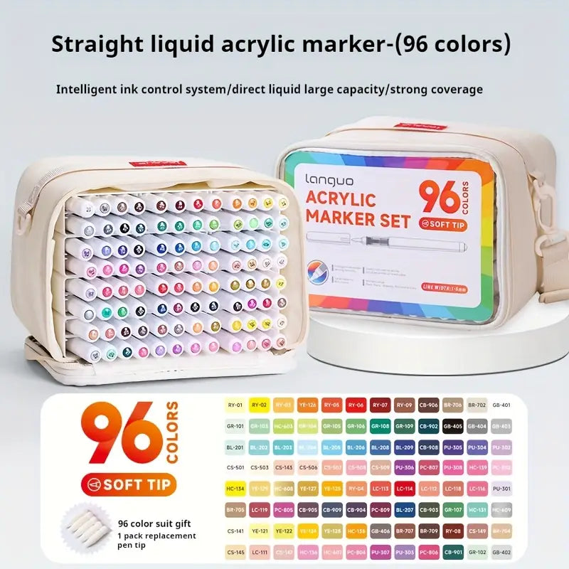 Languo Acrylic Markers (240 colors - Bag)