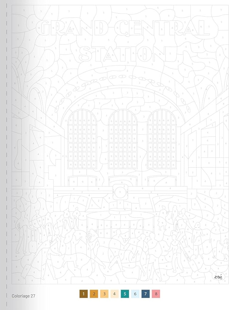 Coloriage Mystery Coloring Books (New York)