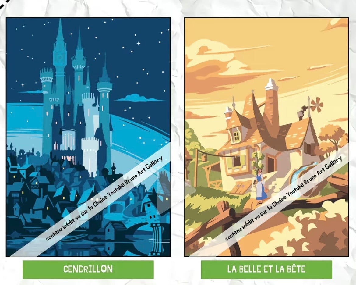 Coloriage Mystery Coloring Books (Beautiful Disney Landscapes)