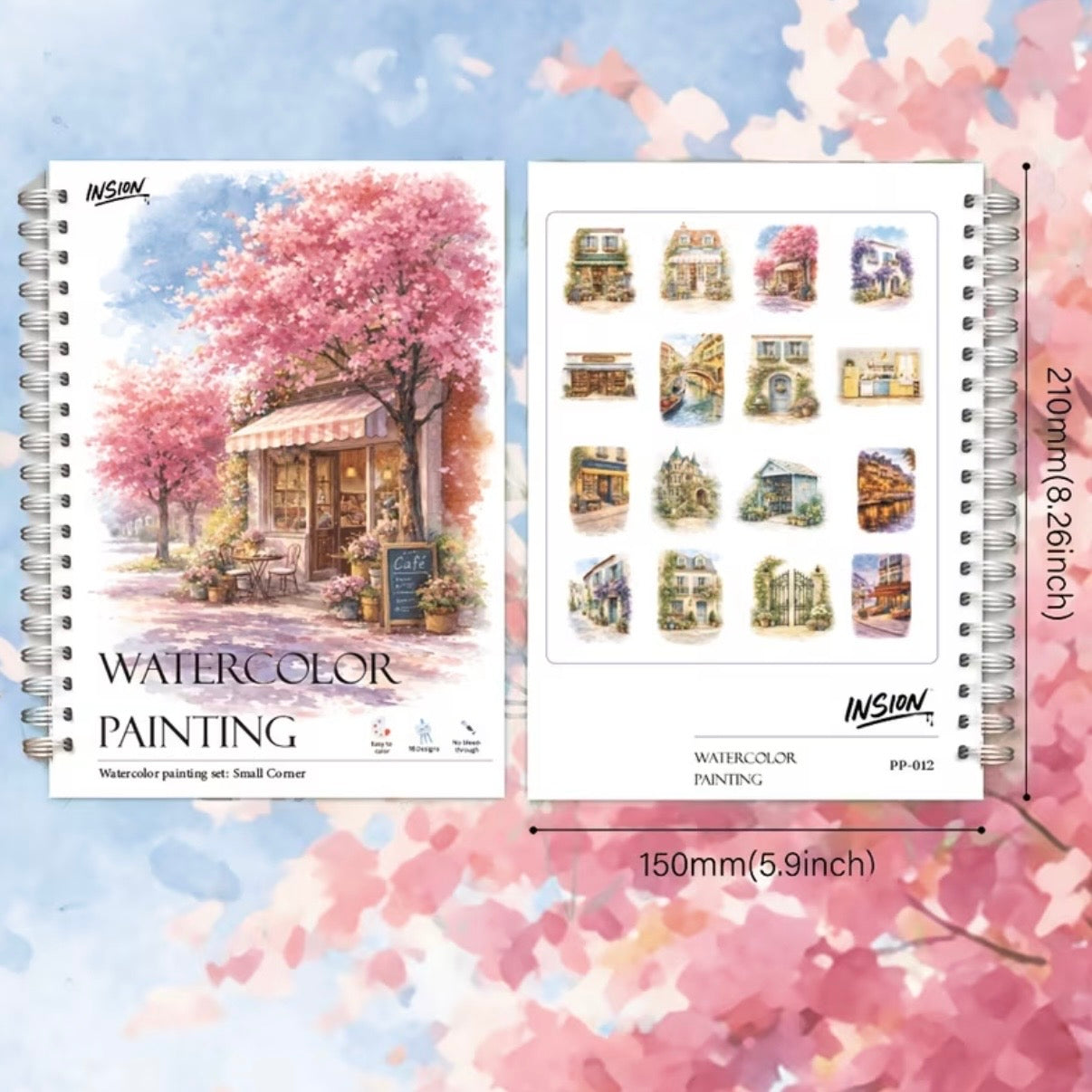 Watercoloring Book (Small Corners)